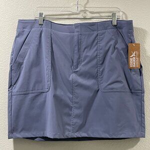 EDDIE BAUER Women's "Horizon" High-Rise Skort Light Purple Women 16
